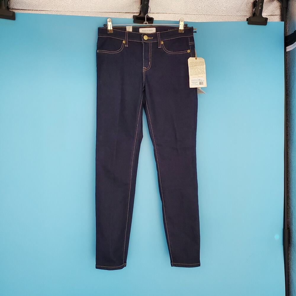 NEW Henry & Belle Jeans Size 26 Super Skinny Ankle Dark Wash